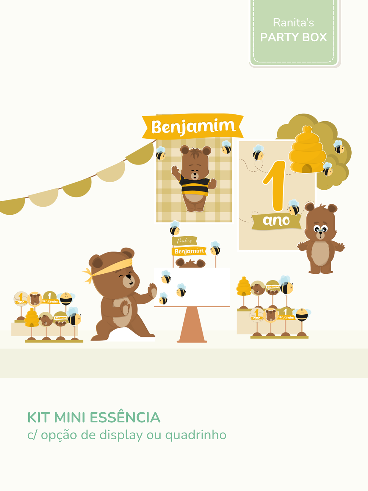 Kit de festa – Ursinho Ben 5