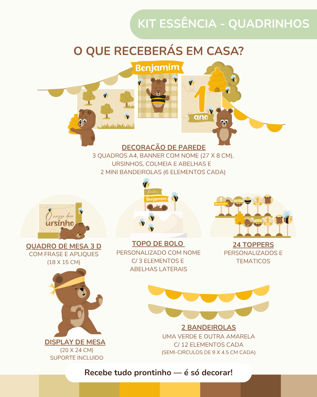 Kit de festa – Ursinho Ben 11