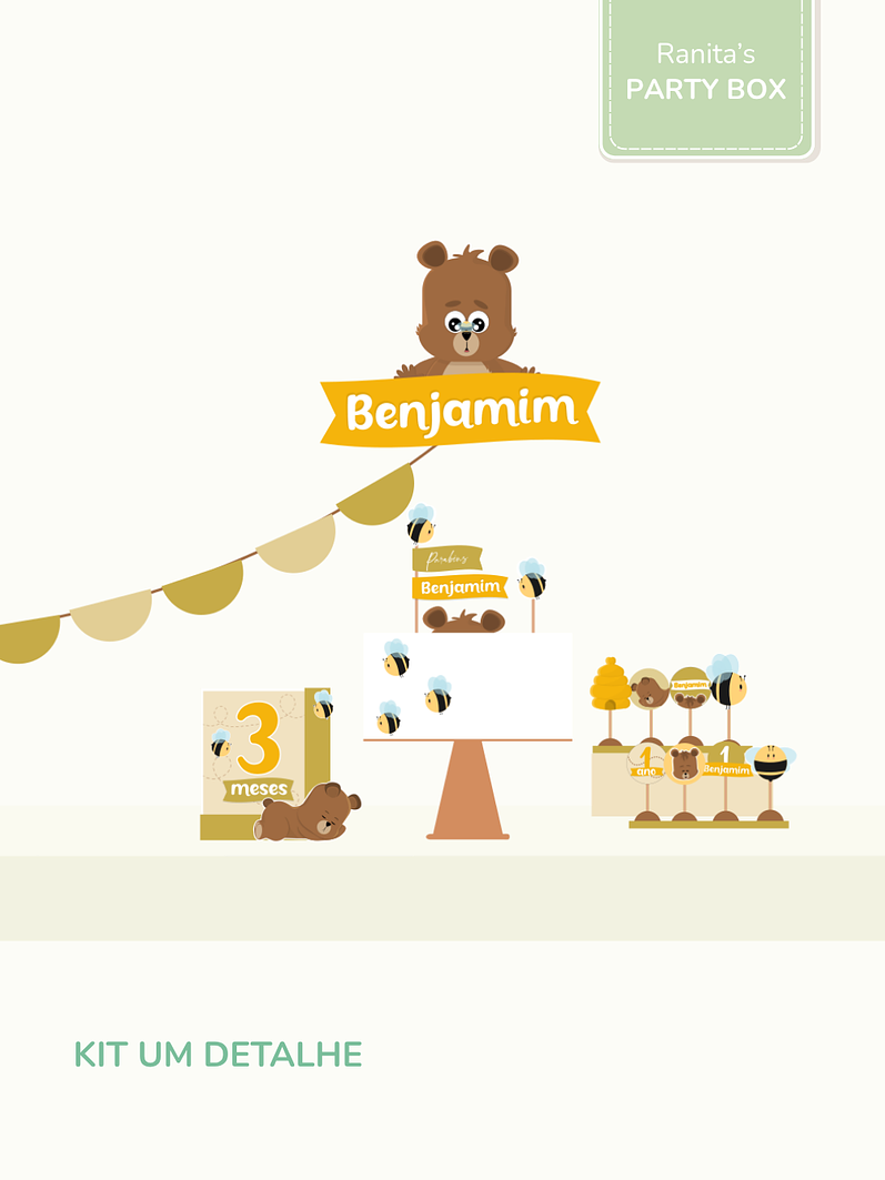 Kit de festa – Ursinho Ben 3