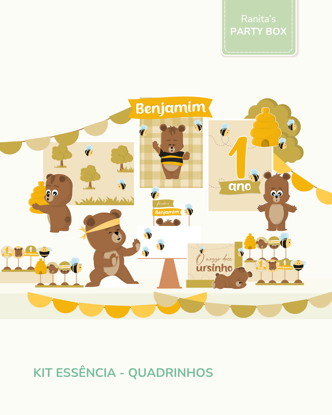 Kit de festa – Ursinho Ben 10