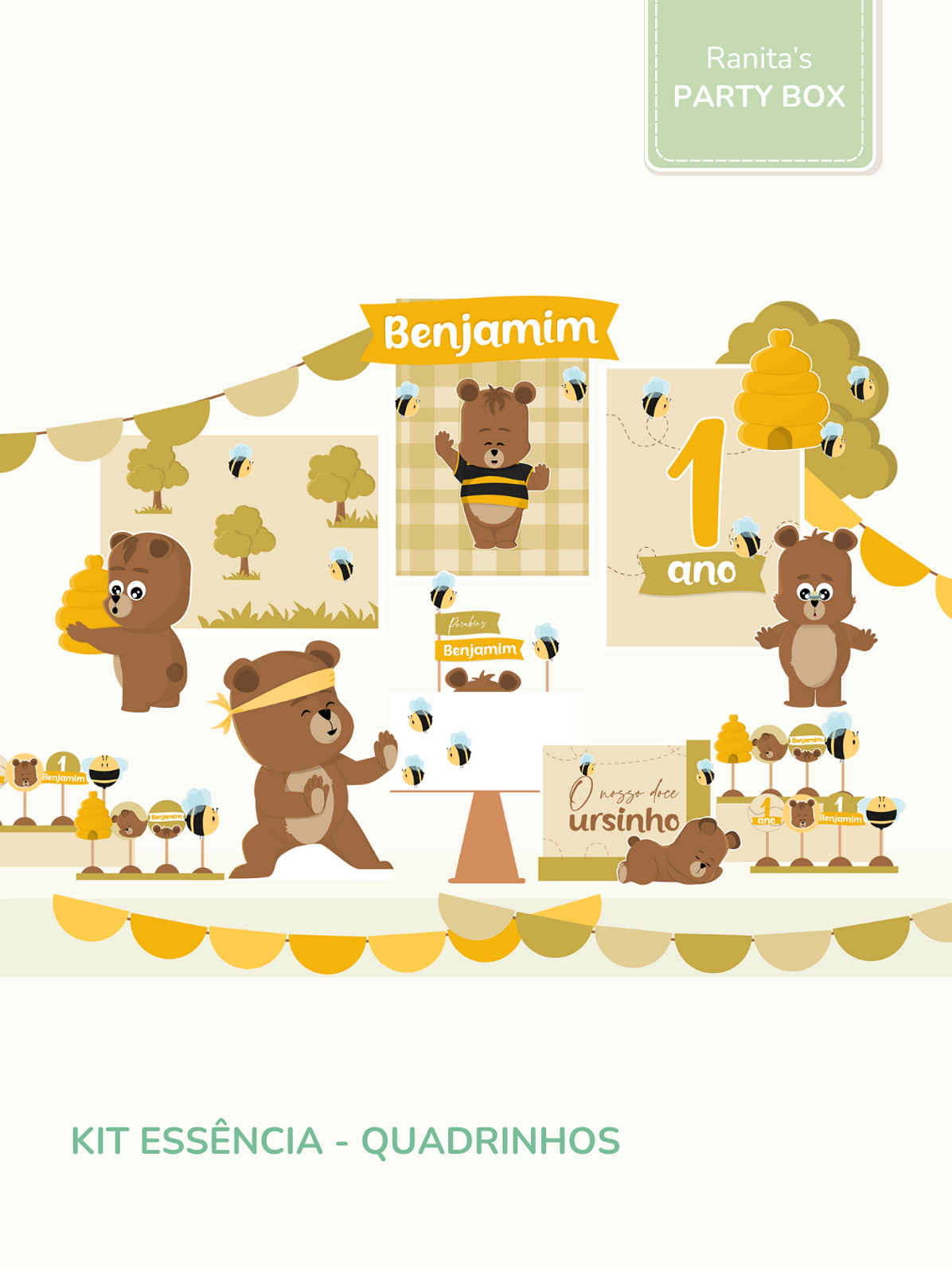 Kit de festa – Ursinho Ben 10