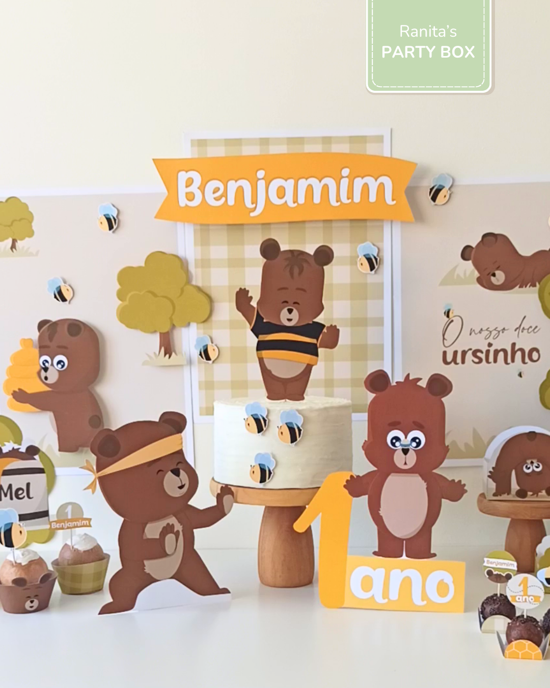 Kit de festa – Ursinho Ben 1