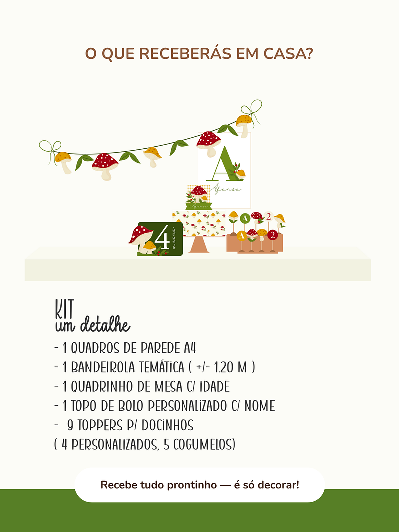 Kit de festa – Cogumelos 7