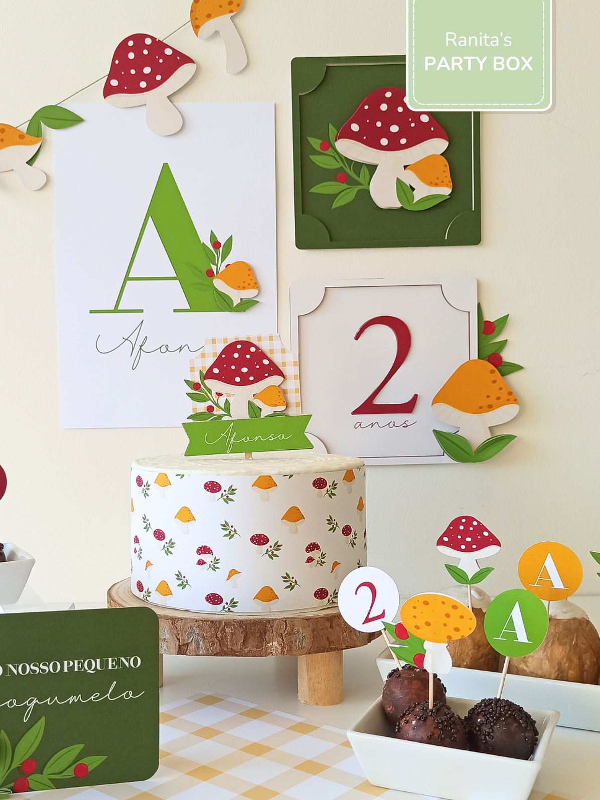 Kit de festa – Cogumelos 4