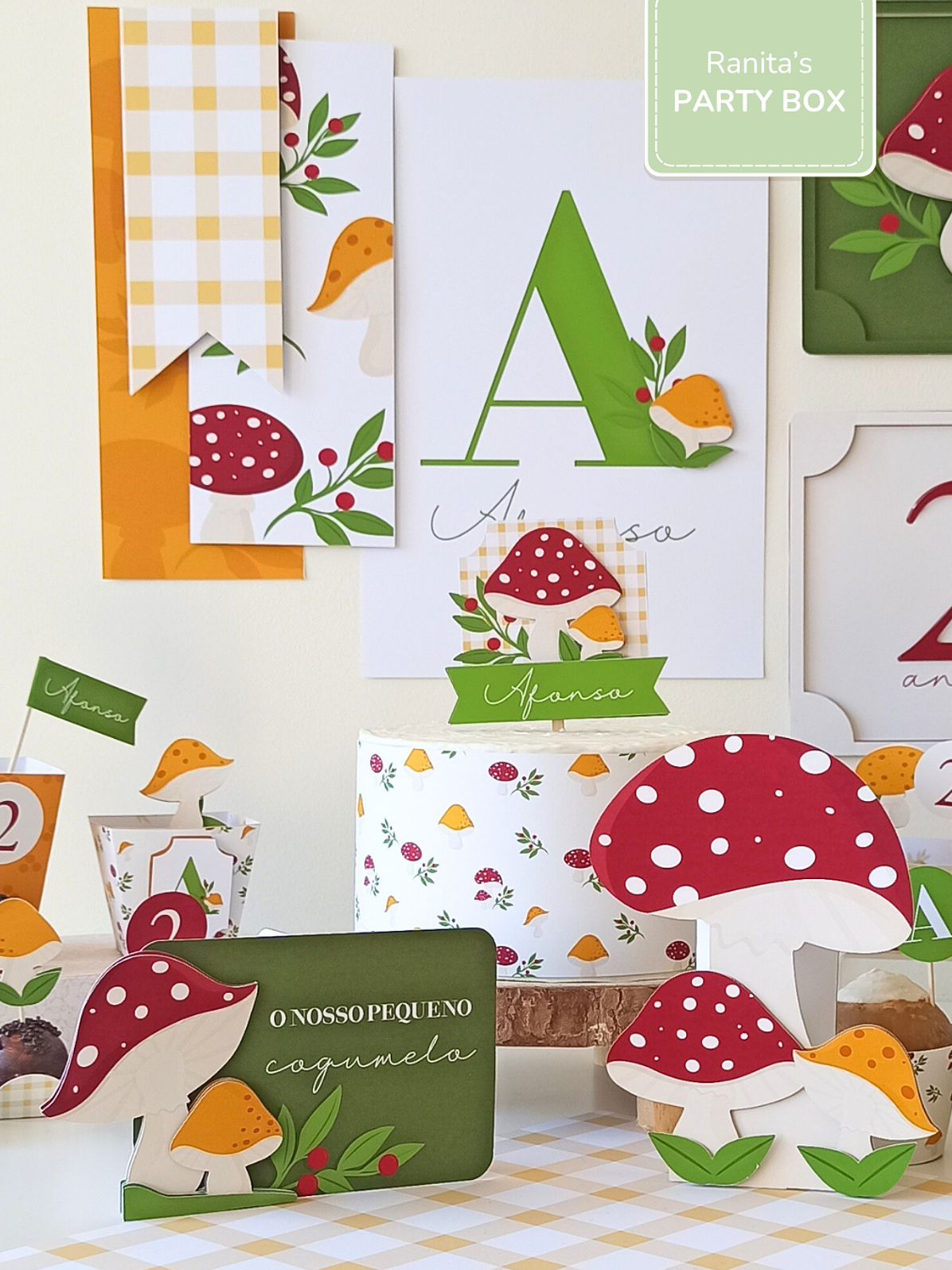 Kit de festa – Cogumelos 1