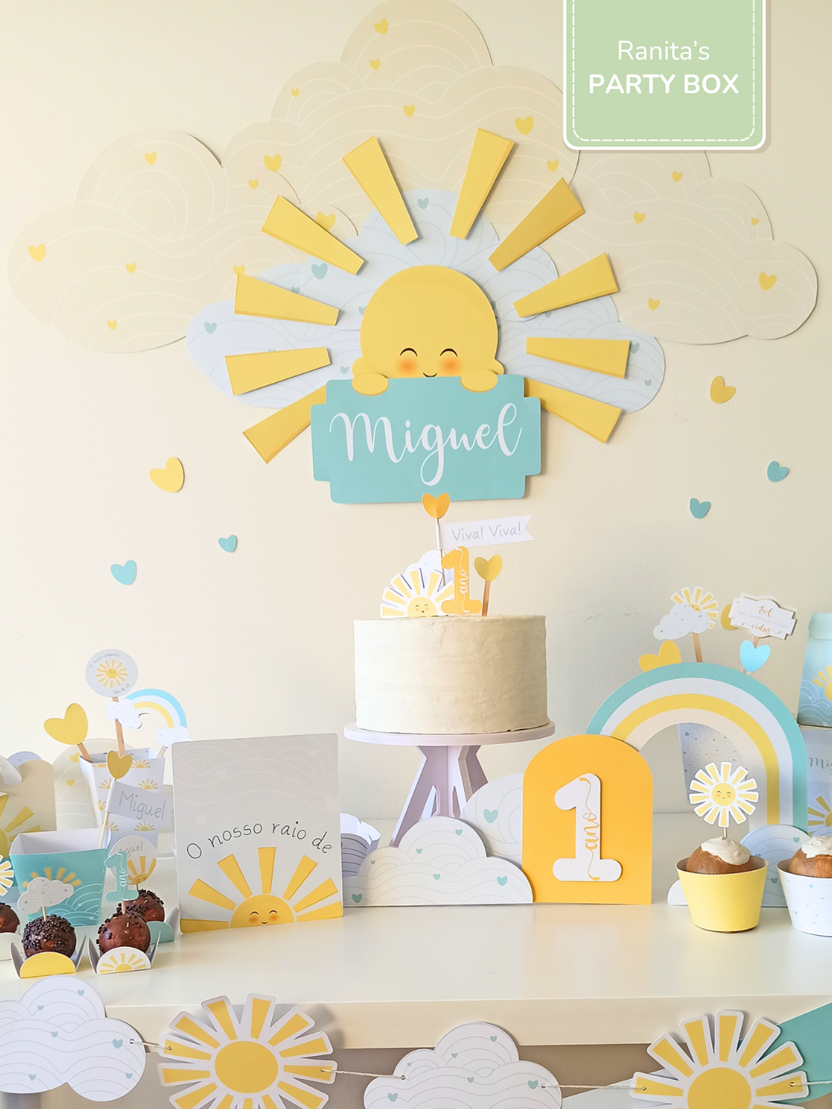 Kit de festa – Raio de Sol - Sunshine 1