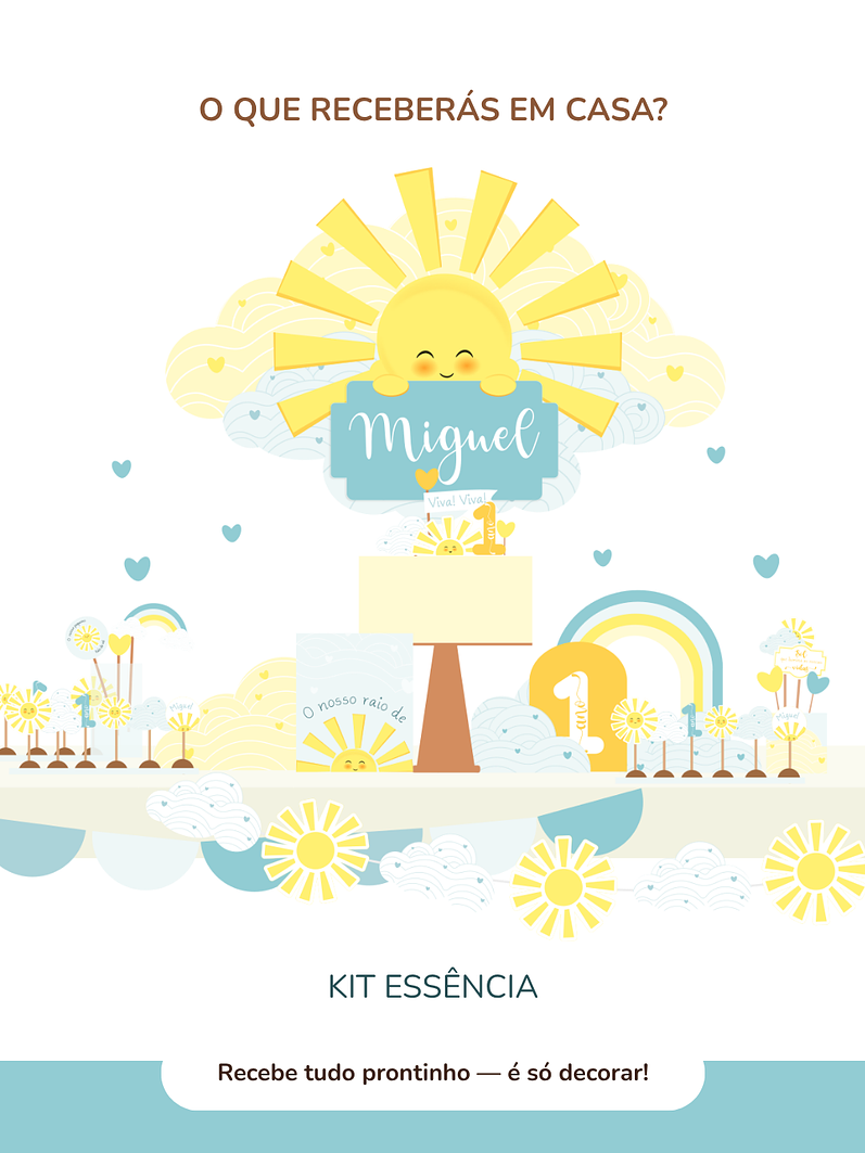 Kit de festa – Raio de Sol - Sunshine 3