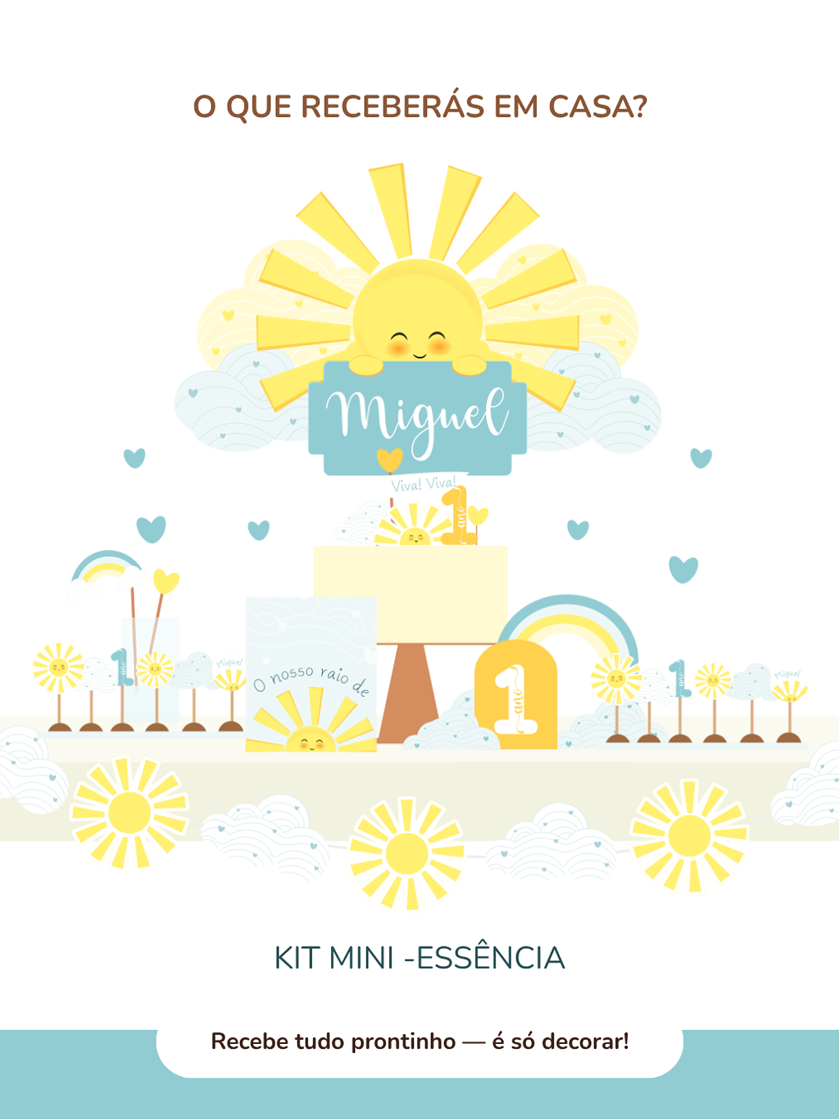Kit de festa – Raio de Sol - Sunshine 5