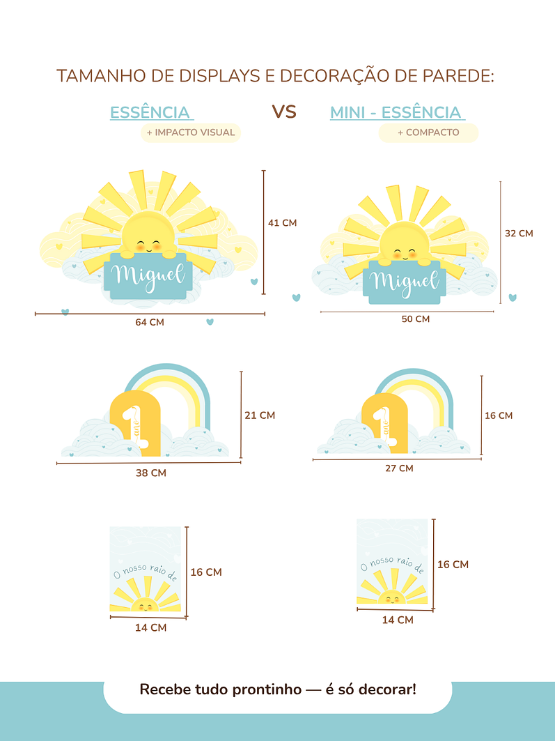 Kit de festa – Raio de Sol - Sunshine 7