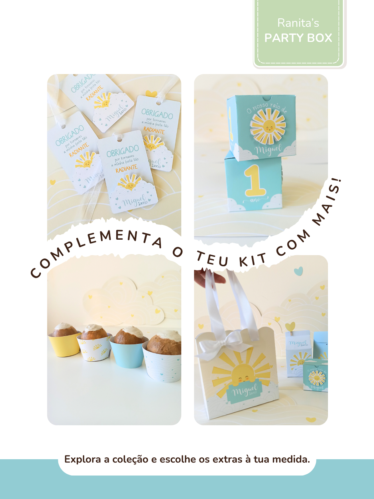 Kit de festa – Raio de Sol - Sunshine 16