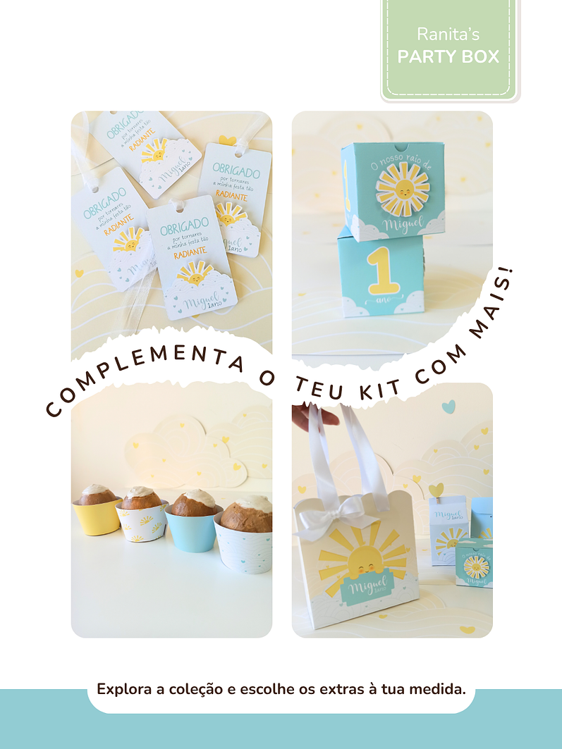 Kit de festa – Raio de Sol - Sunshine 16
