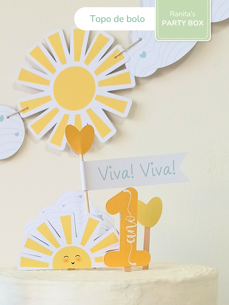 Kit de festa – Raio de Sol - Sunshine 12