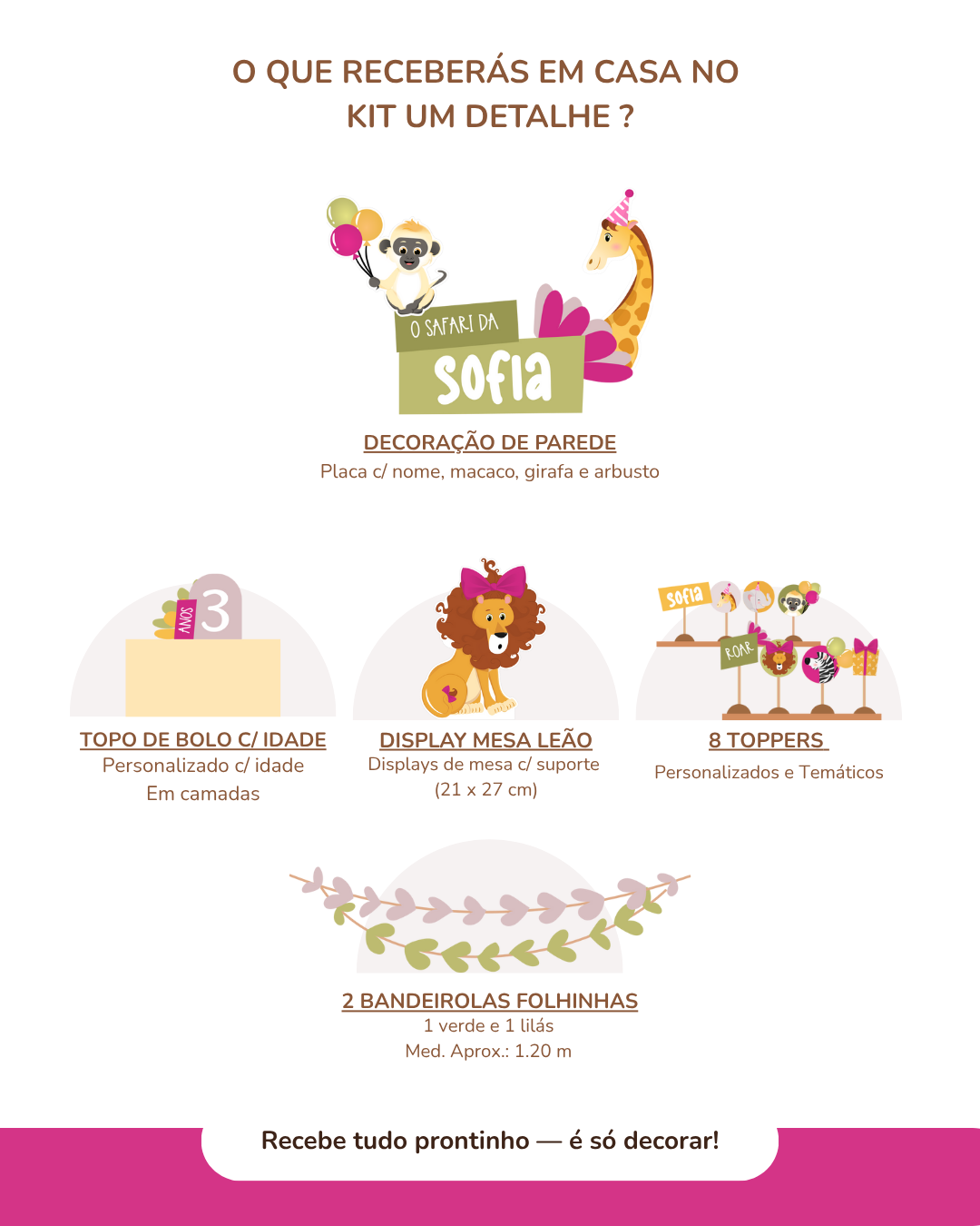 Kit de festa – Safari - Stay Wild Girl 4