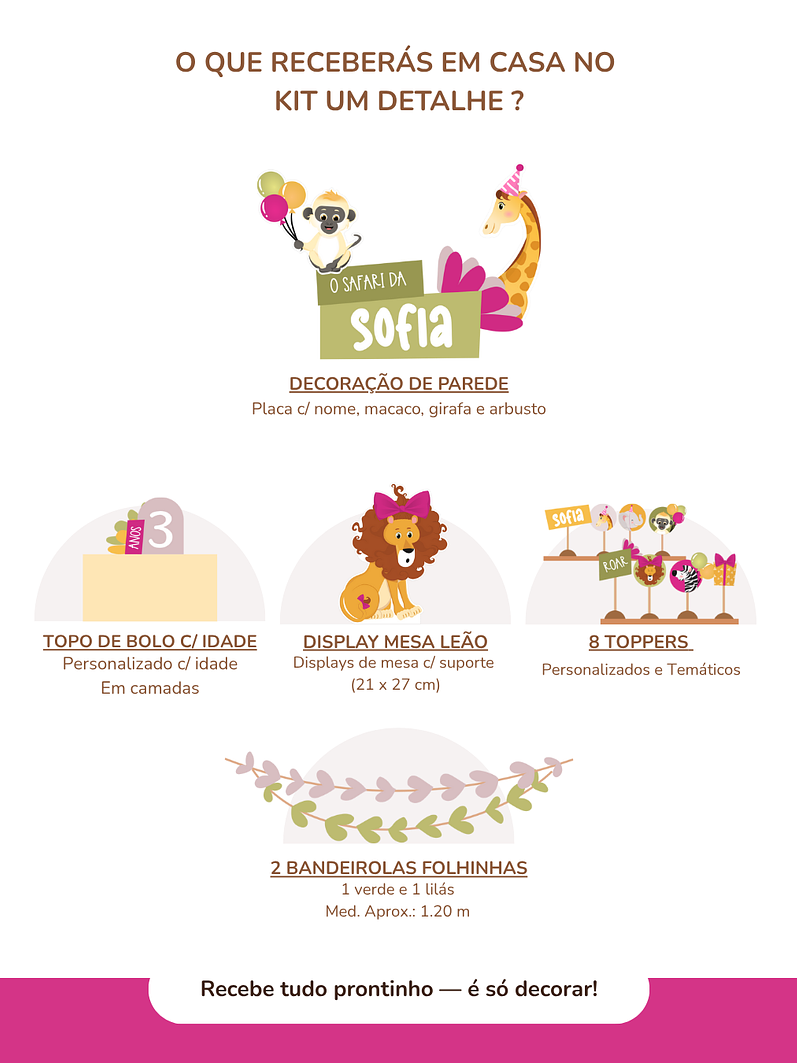 Kit de festa – Safari - Stay Wild Girl 4