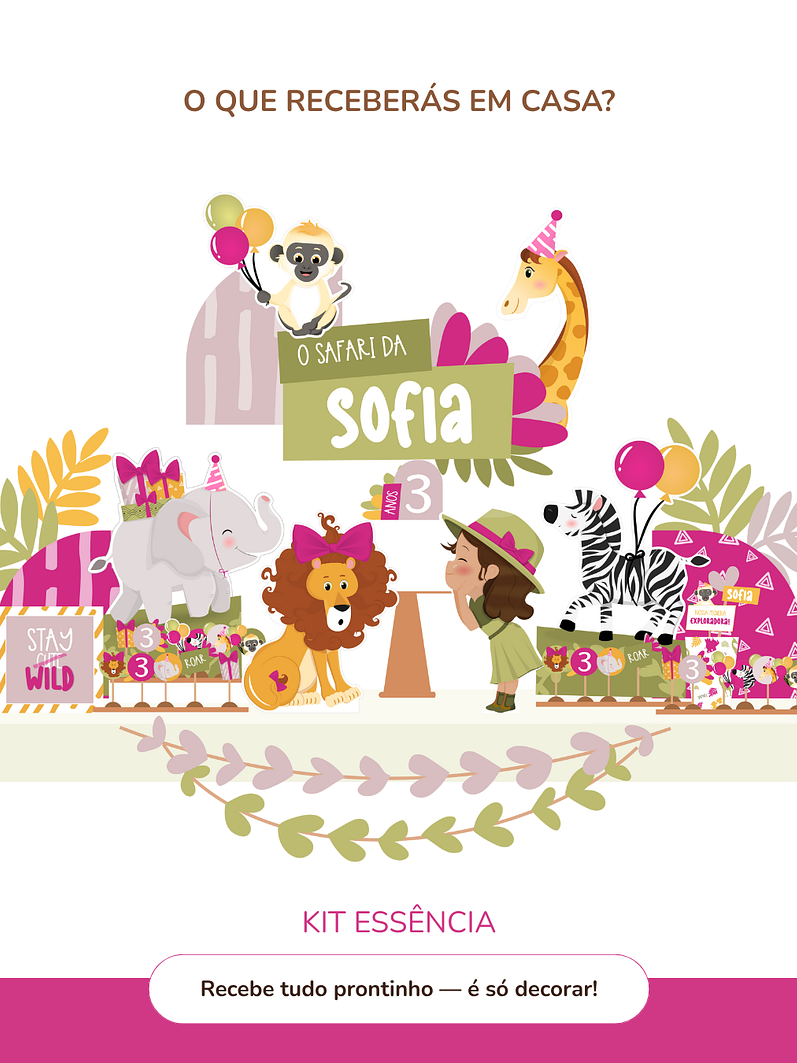 Kit de festa – Safari - Stay Wild Girl 7