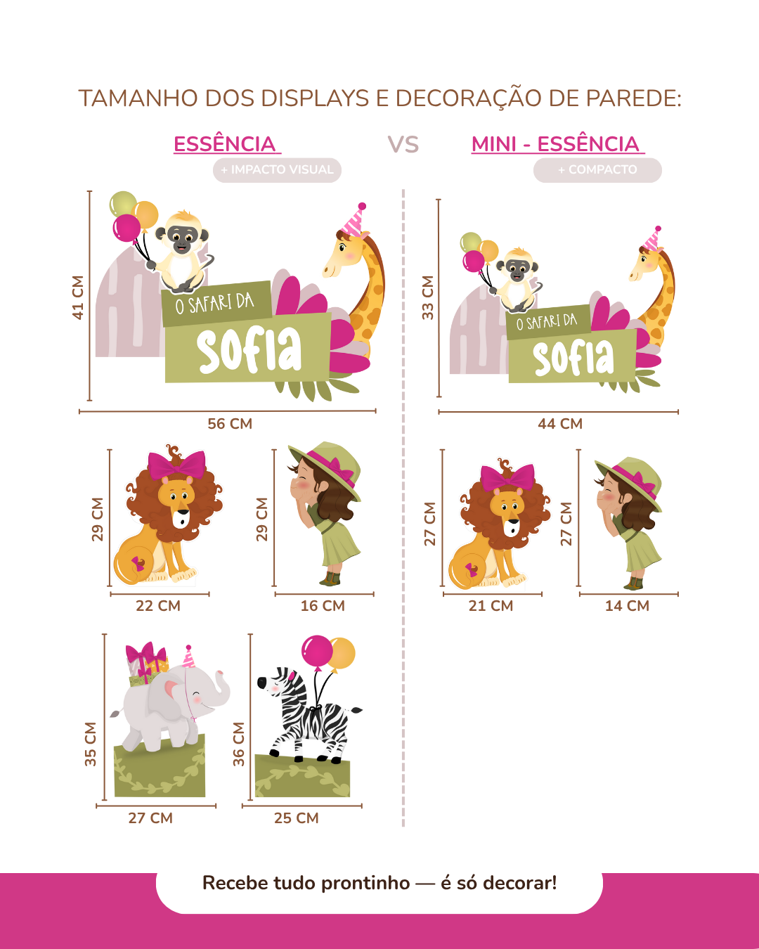 Kit de festa – Safari - Stay Wild Girl 9