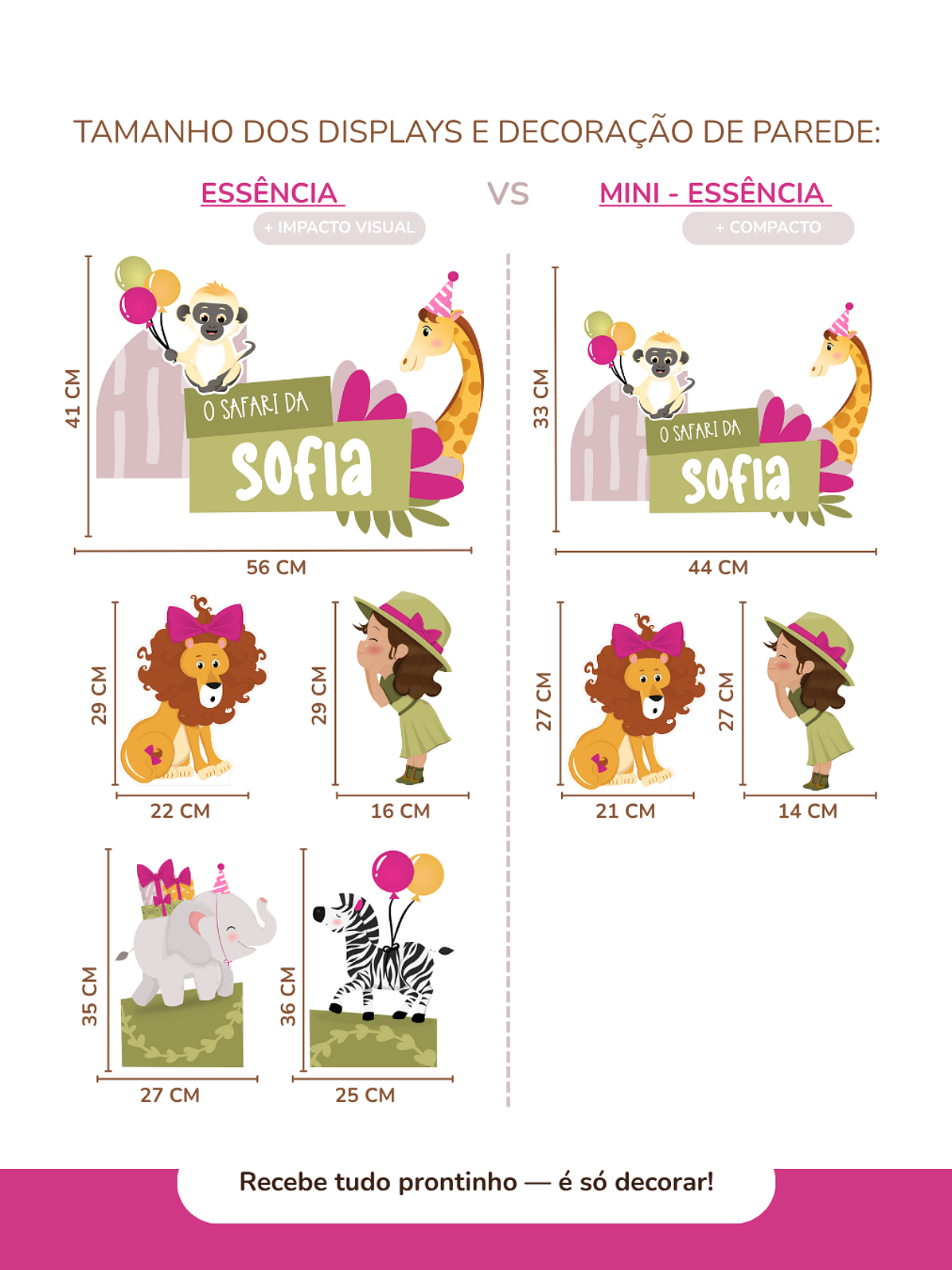 Kit de festa – Safari - Stay Wild Girl 9