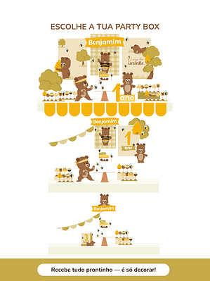 Kit de festa – Ursinho Ben