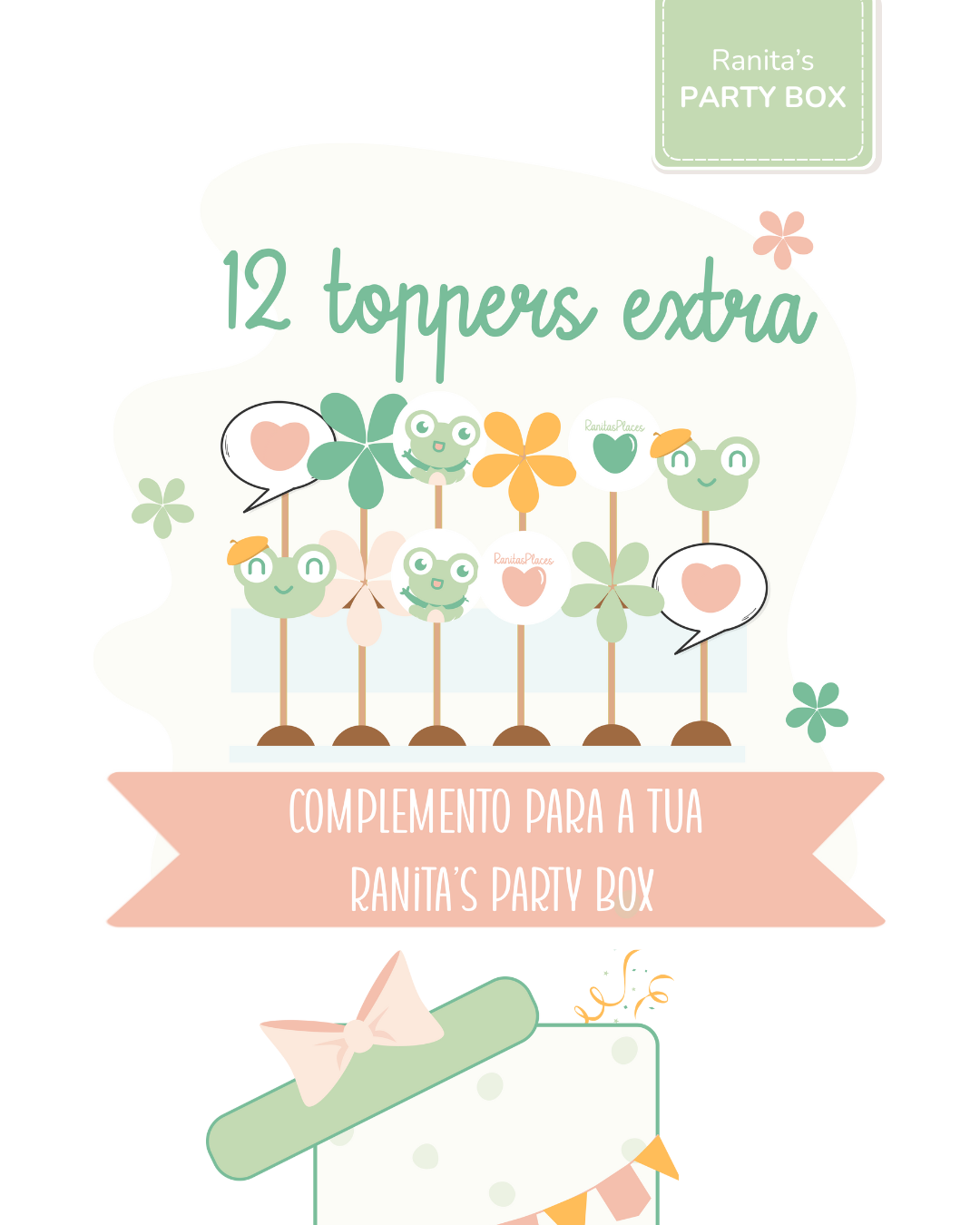 Toppers Extra | 12 Unid. - Desenhados para ti. 1