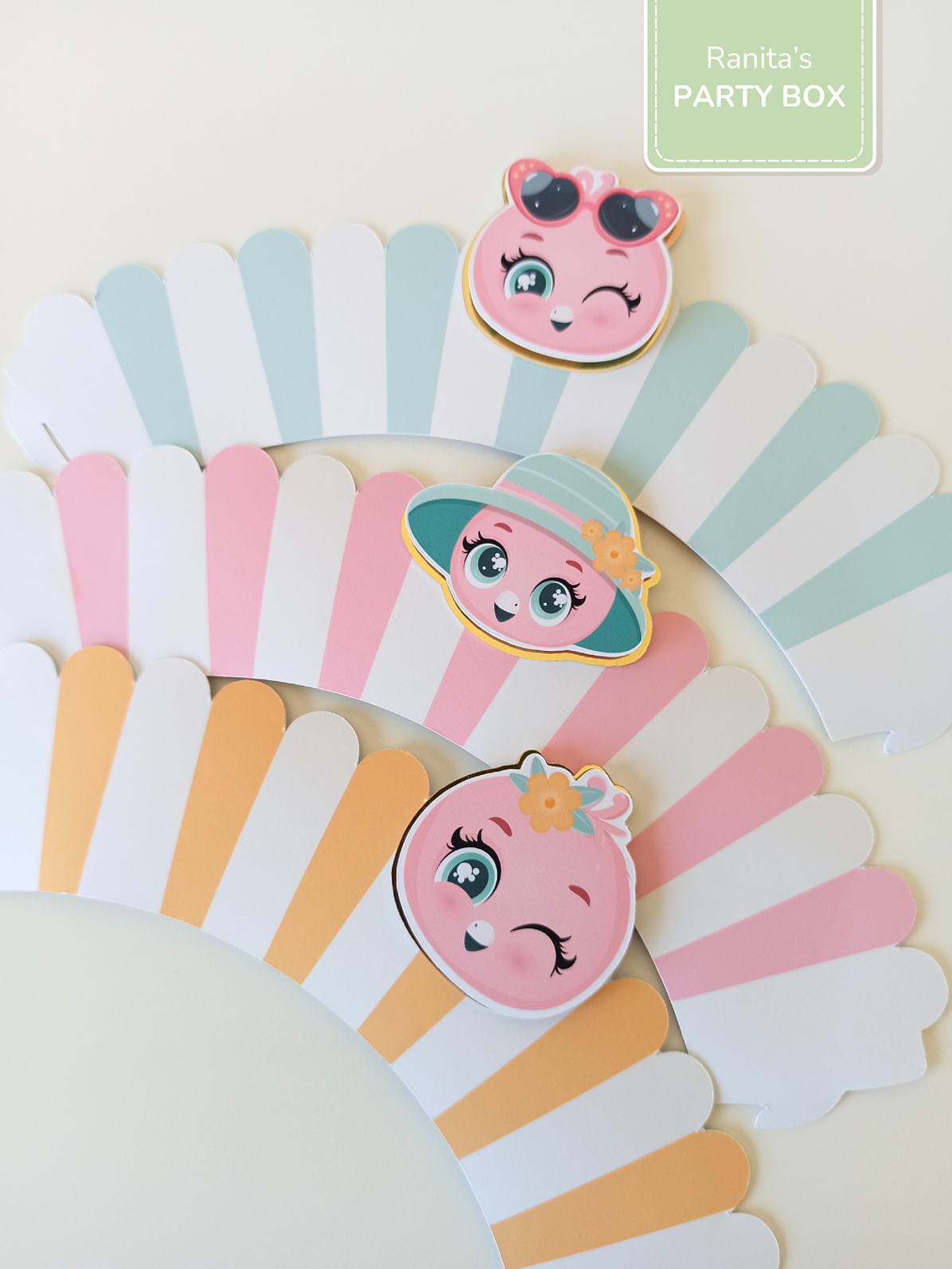 Cupcake Wrappers C/ aplique | 6 Unid. – Festa Flamingos de Verão 4