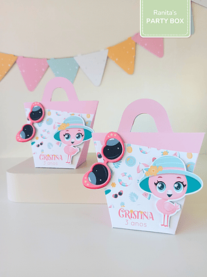 Saquinho de Praia - Festa Flamingo de Verão