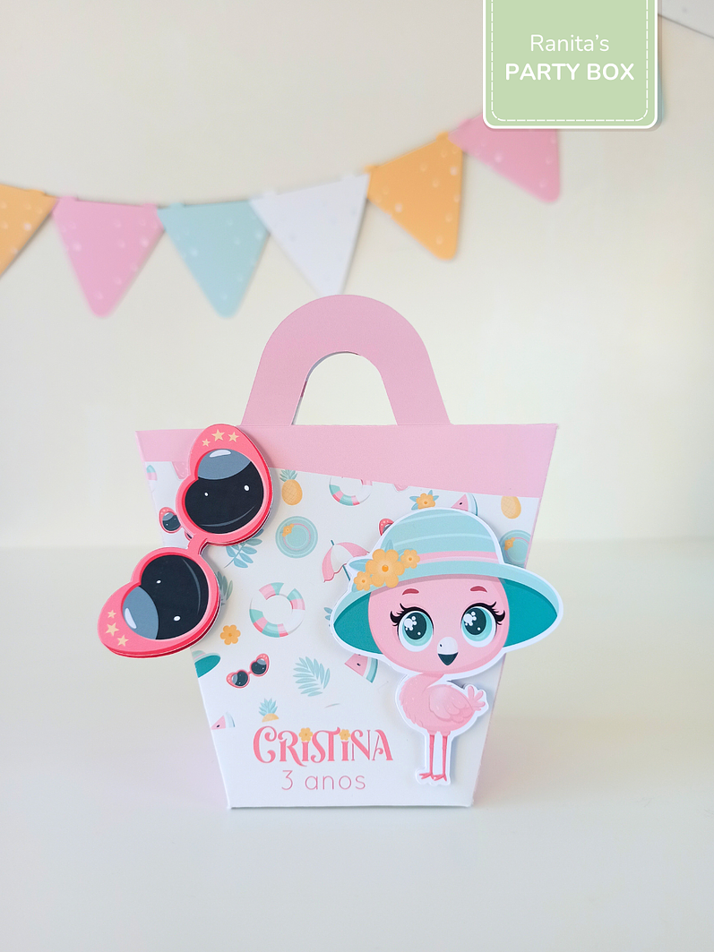 Saquinho de Praia - Festa Flamingo de Verão 3