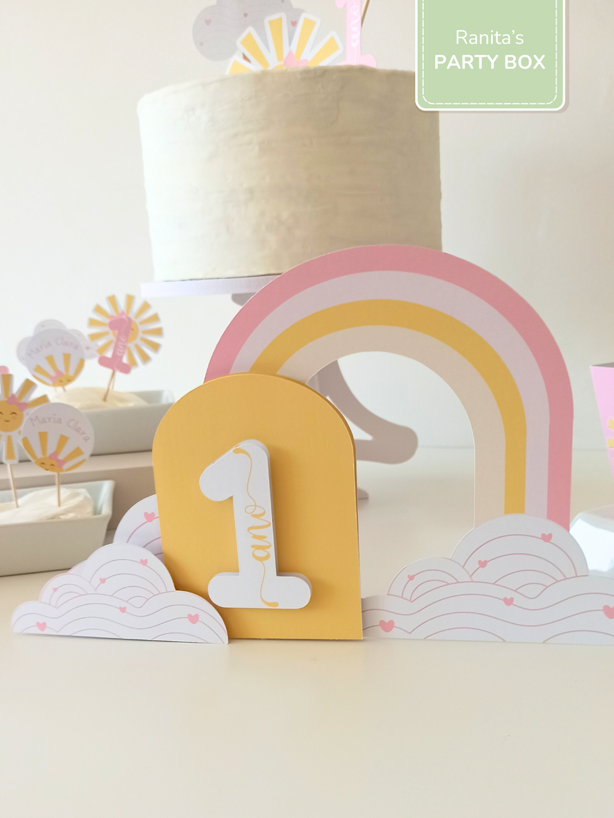 Kit de festa – Raio de Sol - Sunshine Rosa 5