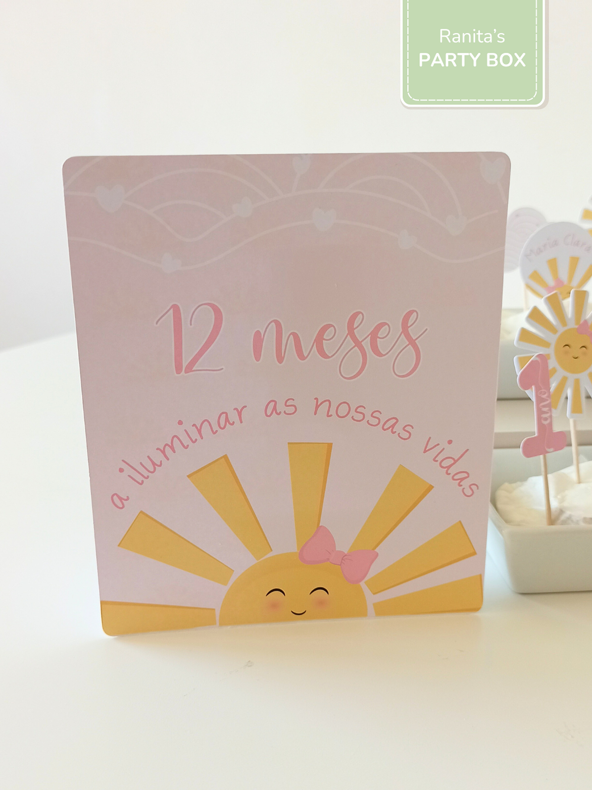 Kit de festa – Raio de Sol - Sunshine Rosa 6