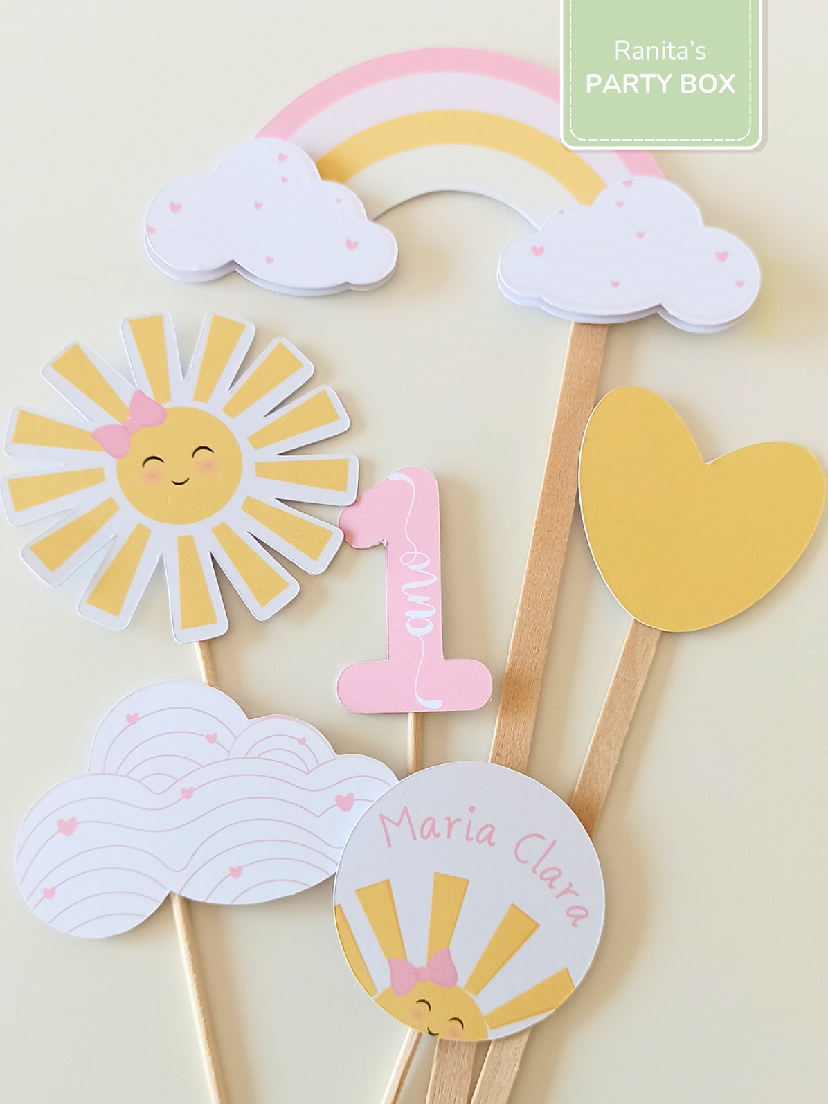 Kit de festa – Raio de Sol - Sunshine Rosa 7