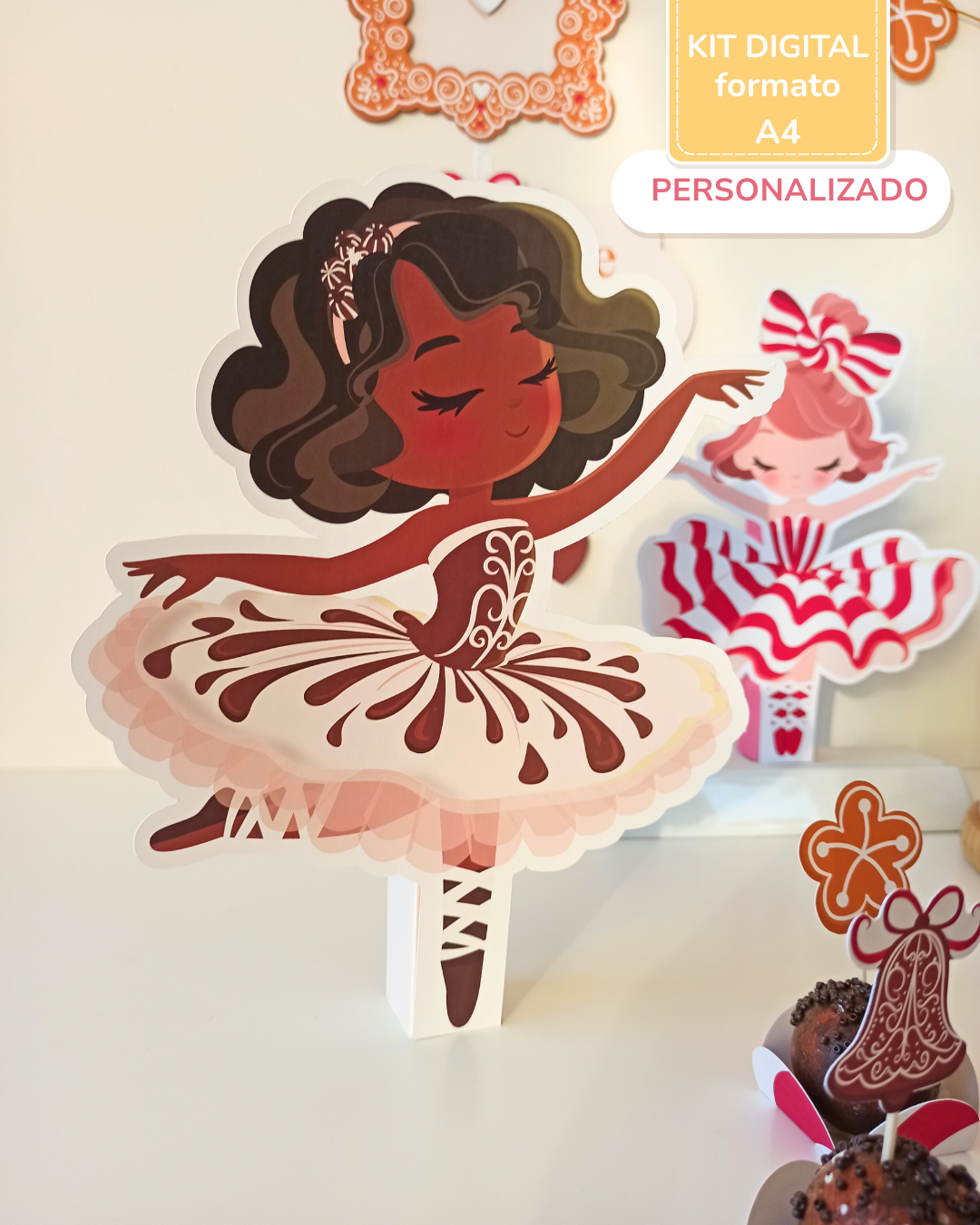 Kit Digital A4 Personalizado| Doce Ballet de Natal 3