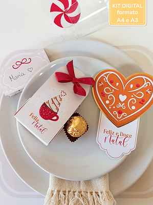  Kit Digital Mesa Posta | Doce Ballet de Natal