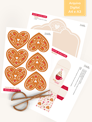  Kit Digital Mesa Posta | Doce Ballet de Natal