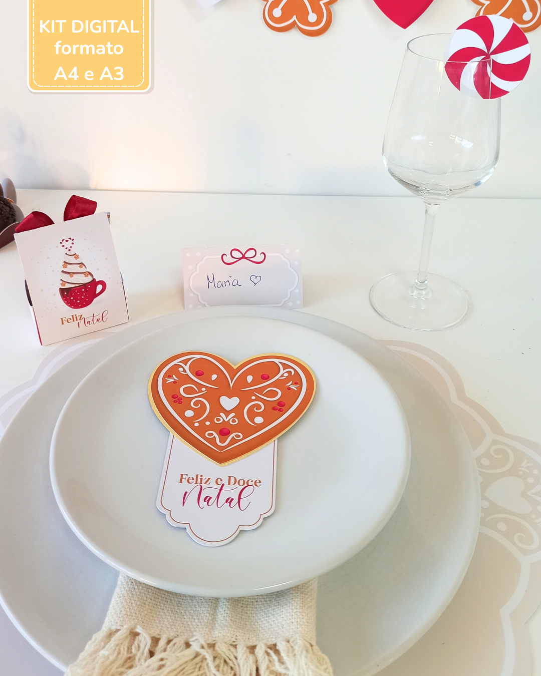  Kit Digital Mesa Posta | Doce Ballet de Natal 4