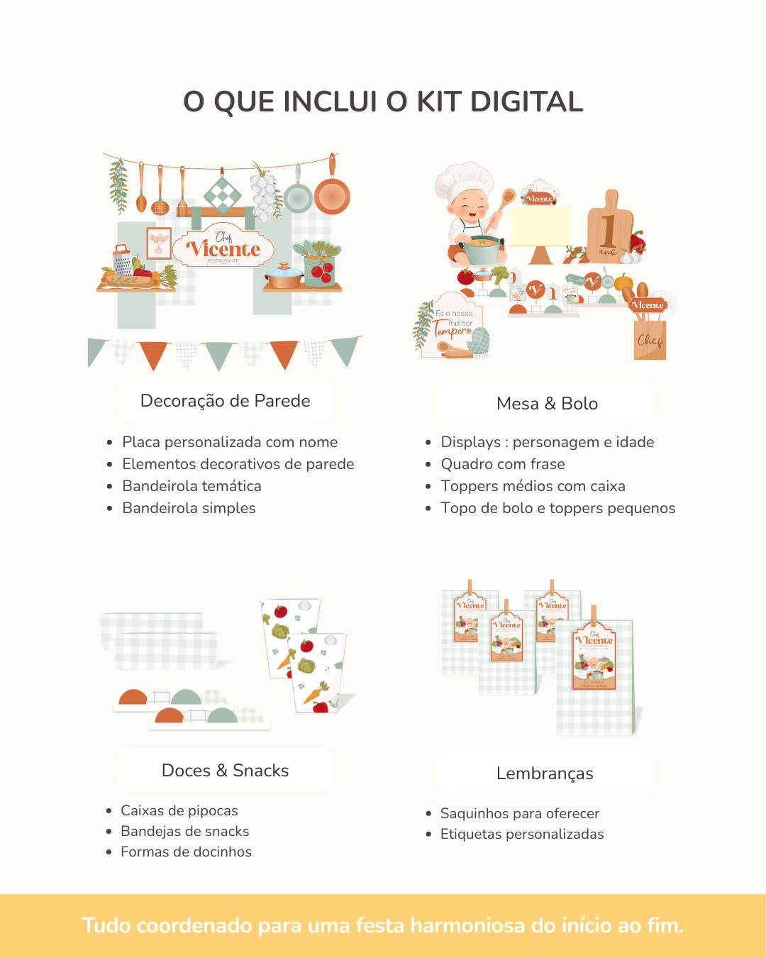  Kit Digital A3 - Baby Bistrô 4