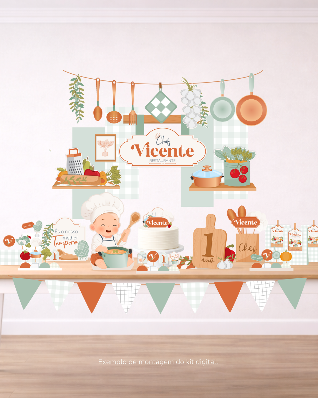  Kit Digital A3 - Baby Bistrô 2