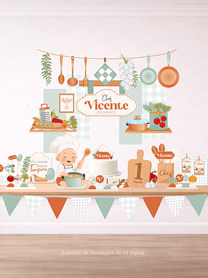  Kit Digital A3 - Baby Bistrô