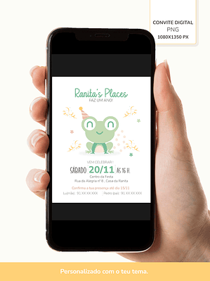 Convite Digital Personalizado (Complemento do Kit)