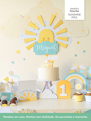 Kit de festa – Raio de Sol (Sunshine azul)
