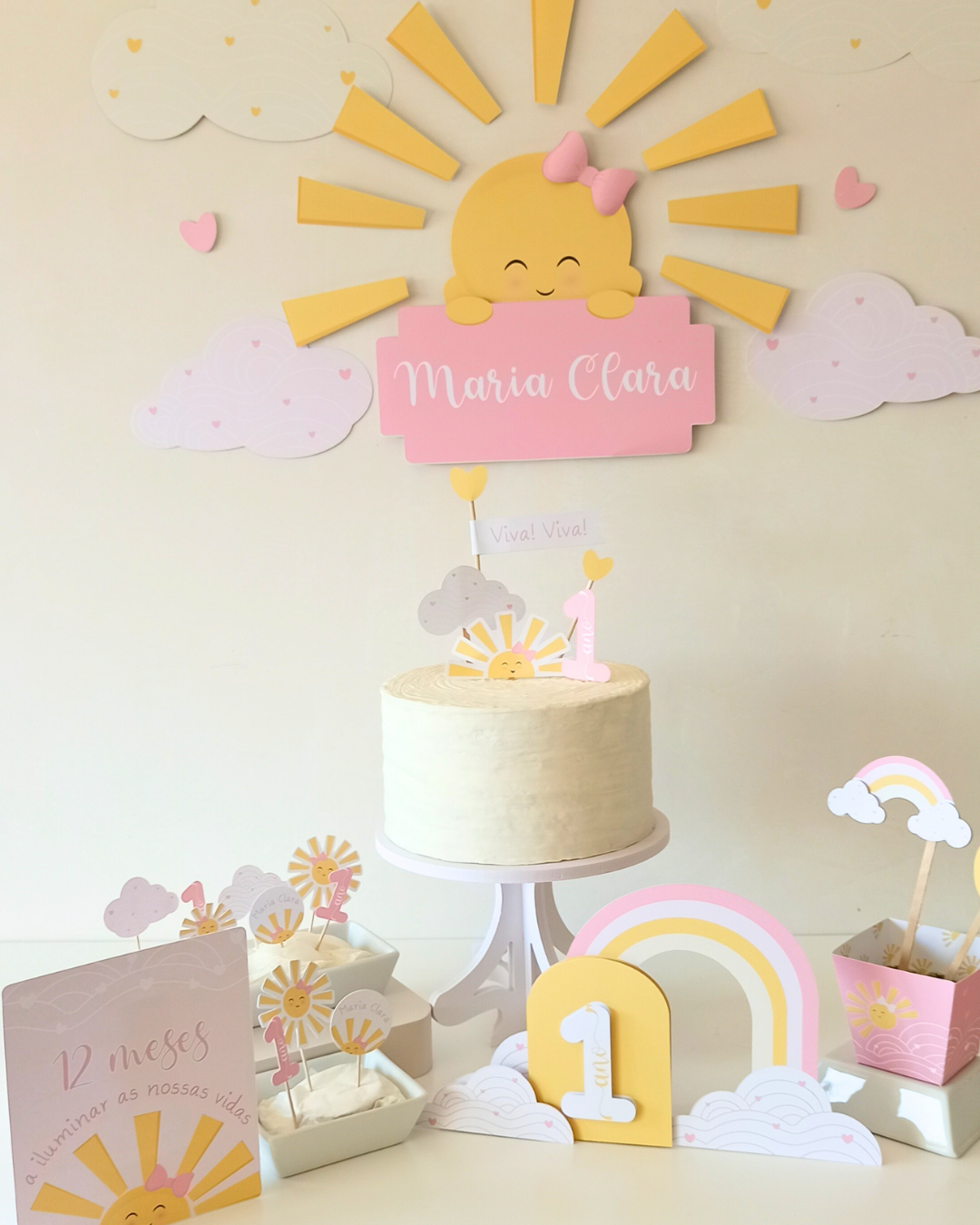  Kit Digital A3 e A4 - Sunshine Rosa 2