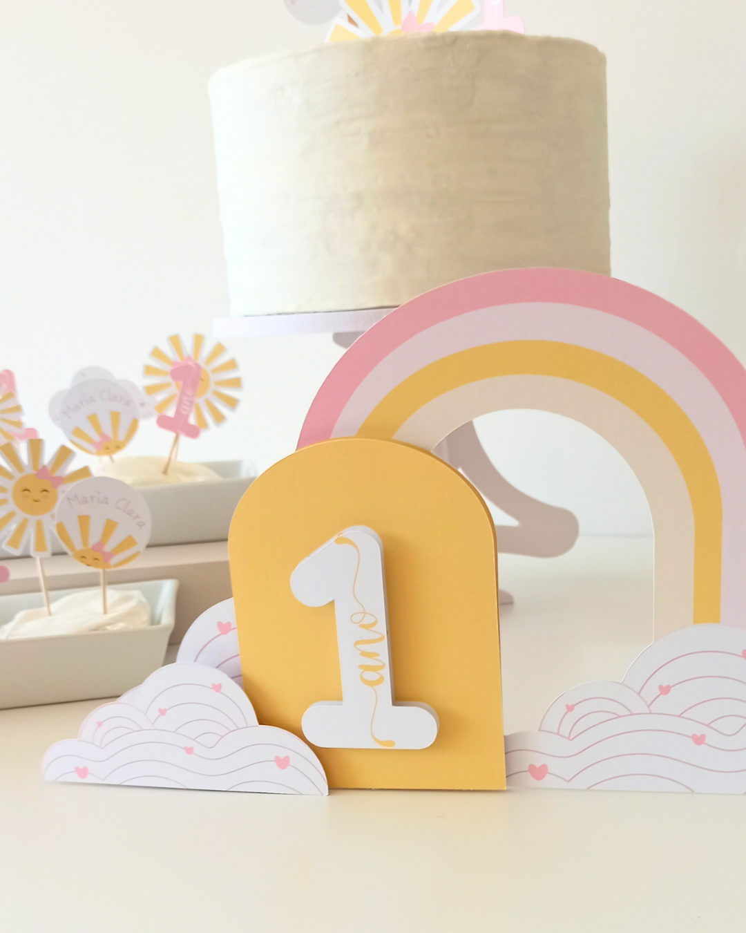  Kit Digital A3 e A4 - Sunshine Rosa 7