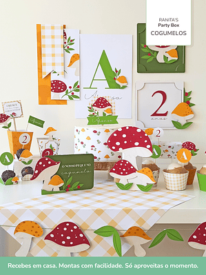 Kit de festa – Cogumelos