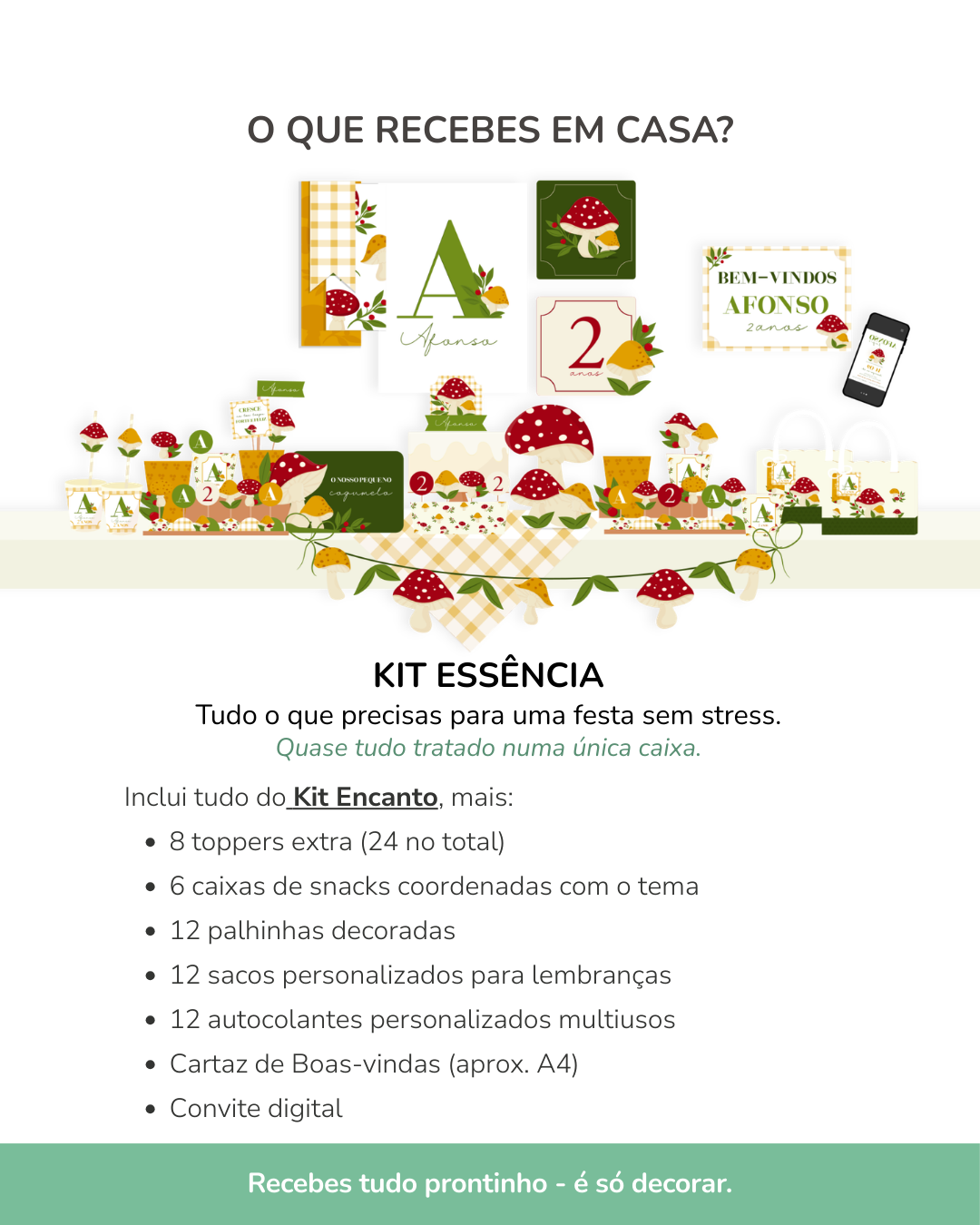 Kit de festa – Cogumelos 5