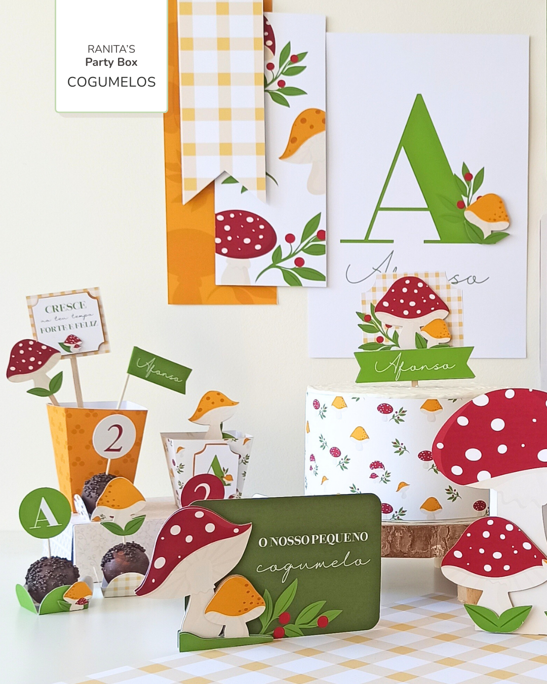 Kit de festa – Cogumelos 7