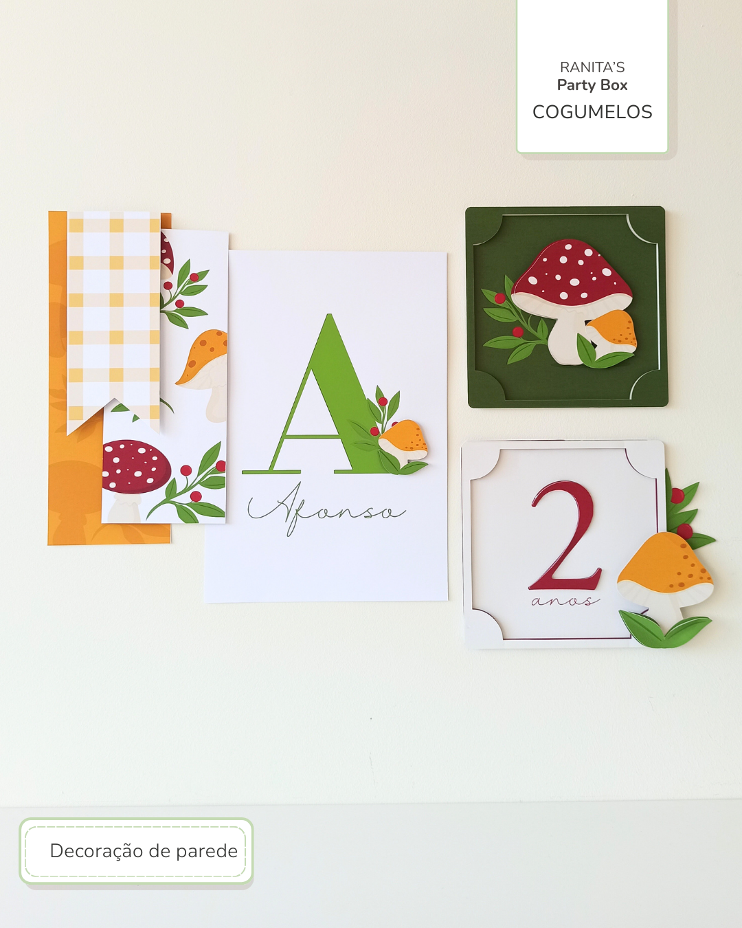 Kit de festa – Cogumelos 8