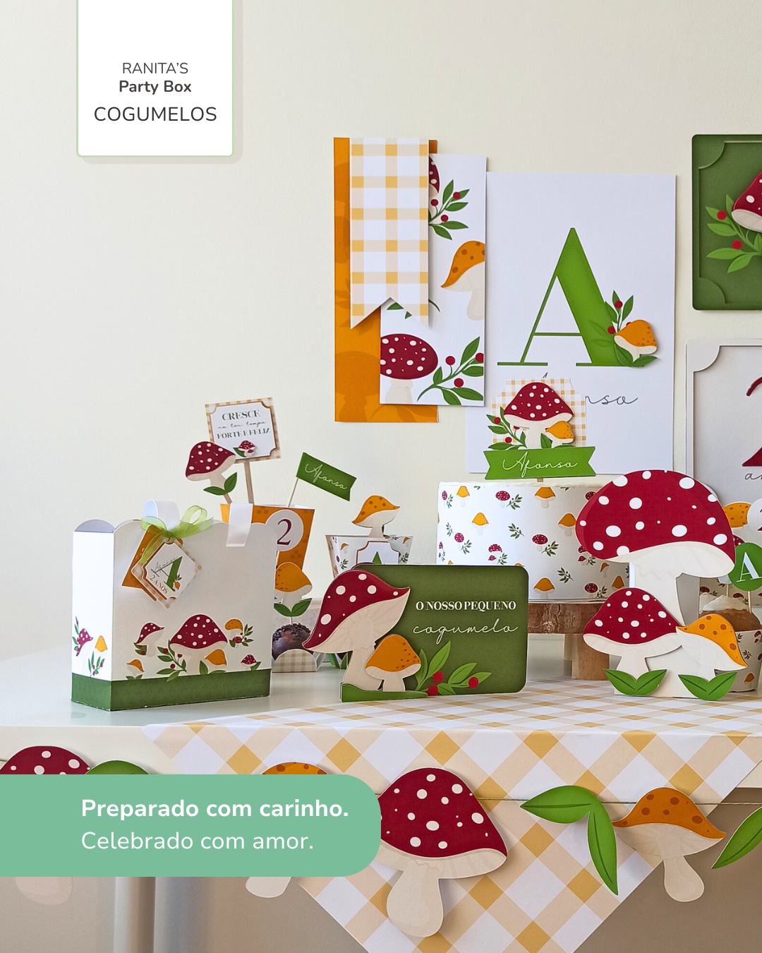 Kit de festa – Cogumelos 11