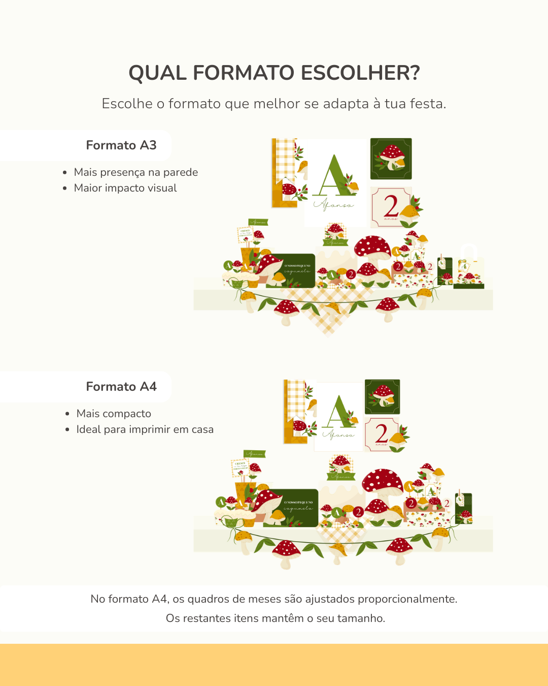  Kit Digital A3 & A4 - Cogumelos 5