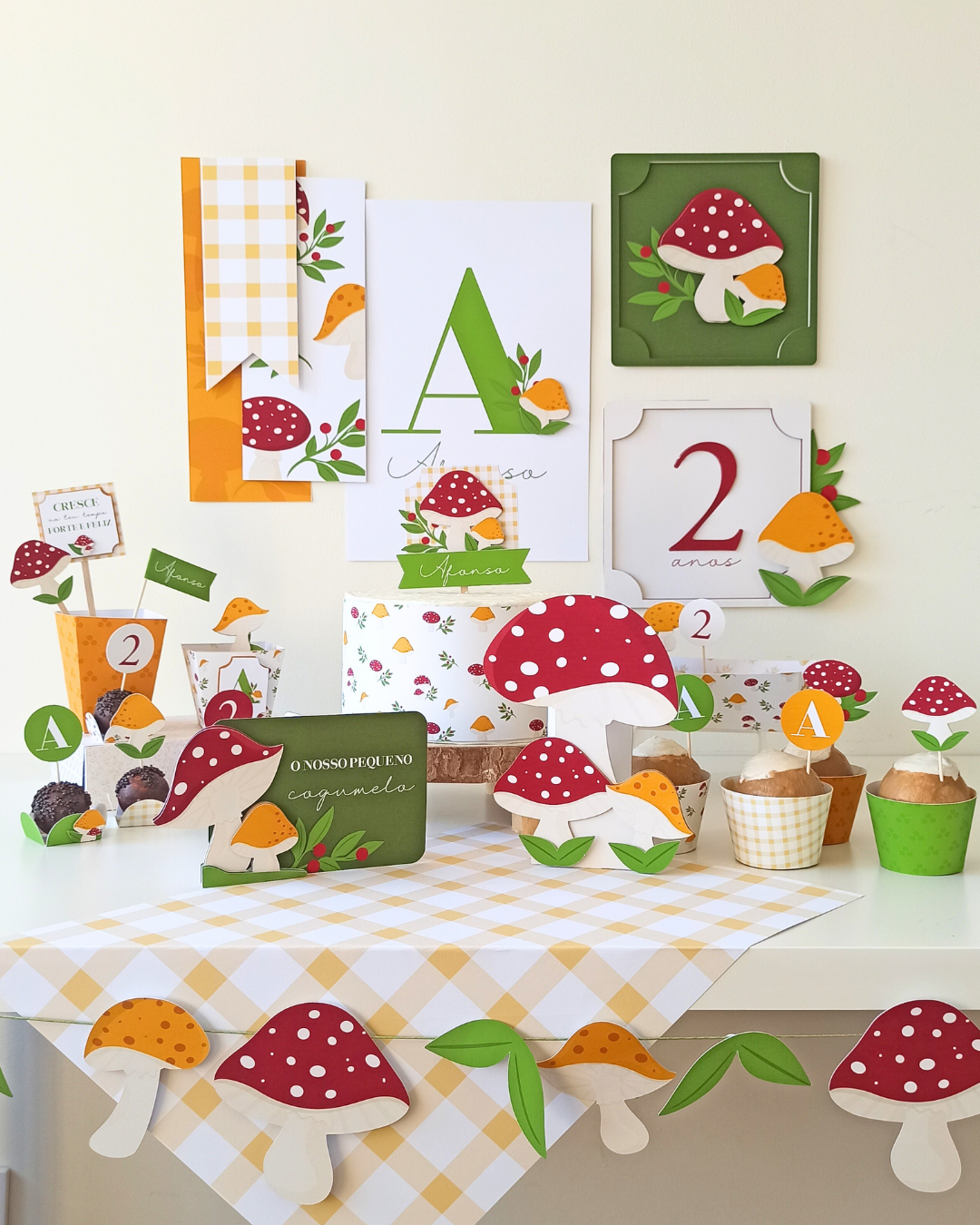  Kit Digital A3 & A4 - Cogumelos 2