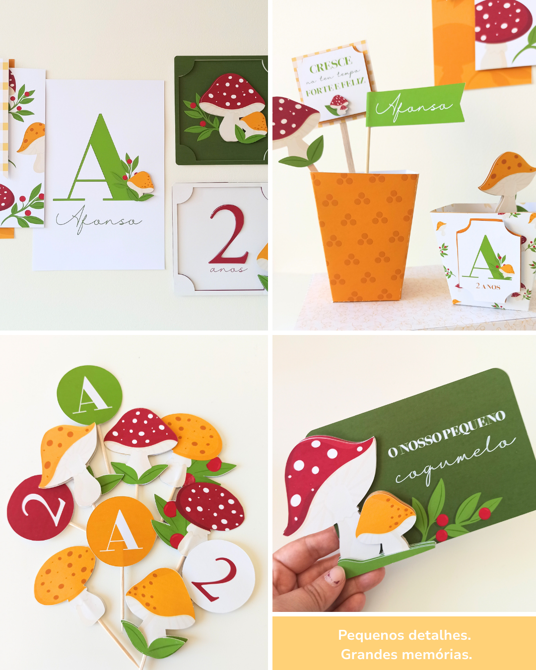  Kit Digital A3 & A4 - Cogumelos 7