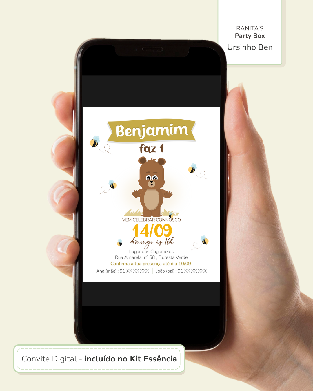 Kit de festa – Ursinho Ben 10