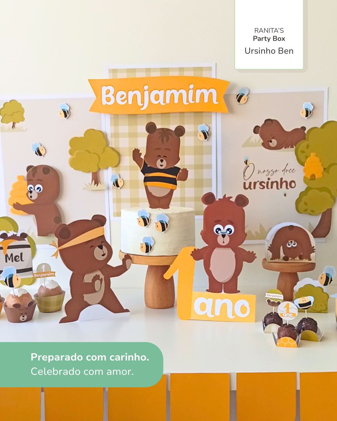 Kit de festa – Ursinho Ben 11